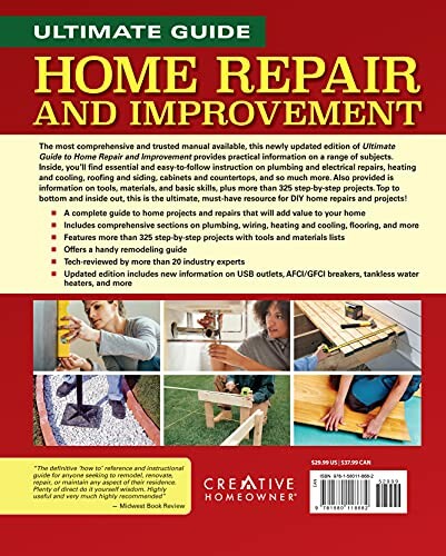 Ultimate Guide to Home Repair and Improvement book cover